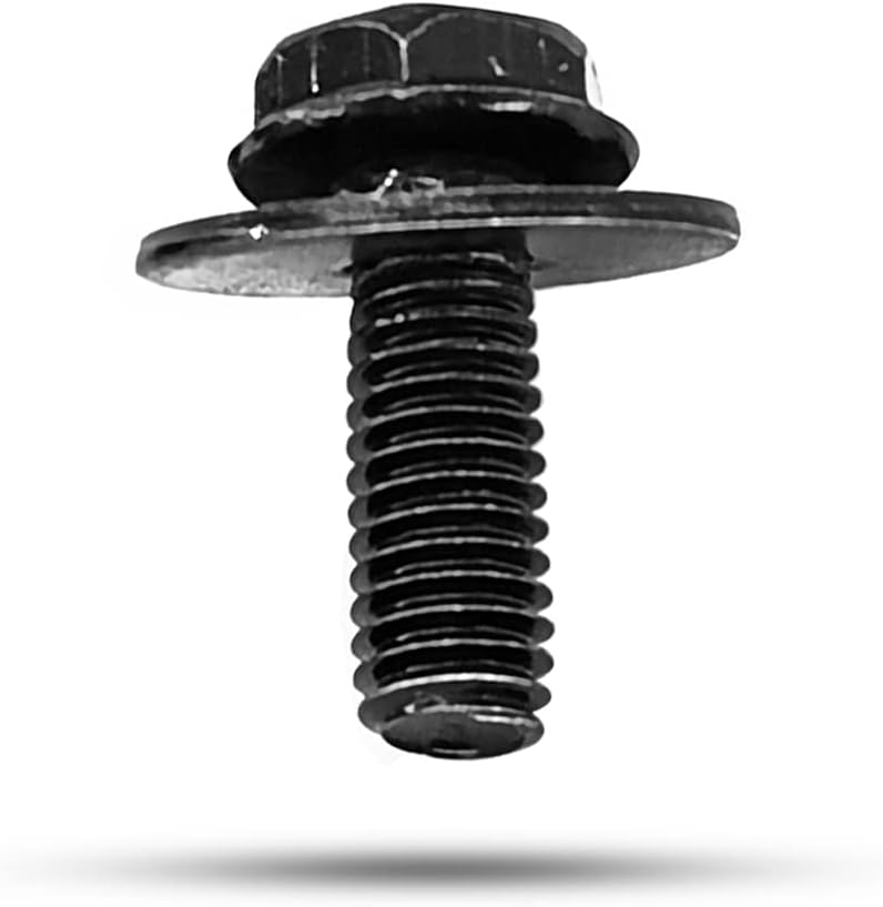 Mean Mug Auto 71315-122382A 30x M6 Bolts, 1.0 x 17mm Loose Washer Hex Head SEMS Body Bolts, Transmission Pan Bolts, Oil Pan Bolts with 18mm Washer, Replaces OEM 11508930, M6 Screws for Toyota, Subaru, Dodge & More - Image 3